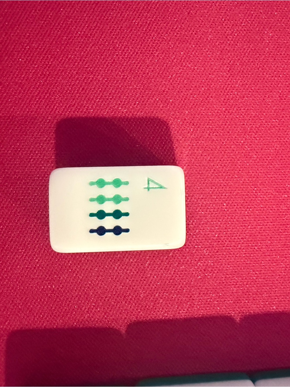 Travel tiles palm beach Mahjong Set with Teal Case - oh my mahjong - Picture 10 of 10